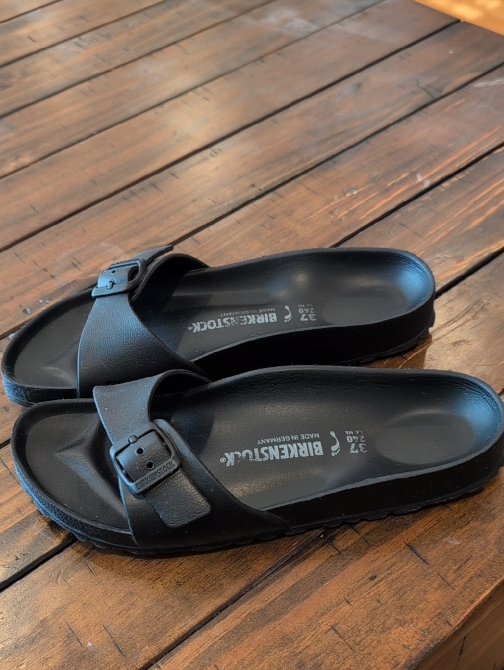 Birkenstock Black Slide Sandals